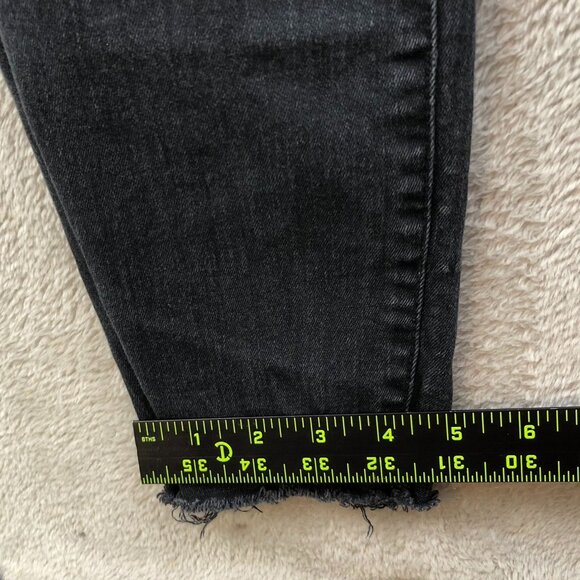 Aeropostale Womens Jeans Size 14R Super High Rise Curvy Jegging Skinny Distress - Picture 8 of 16